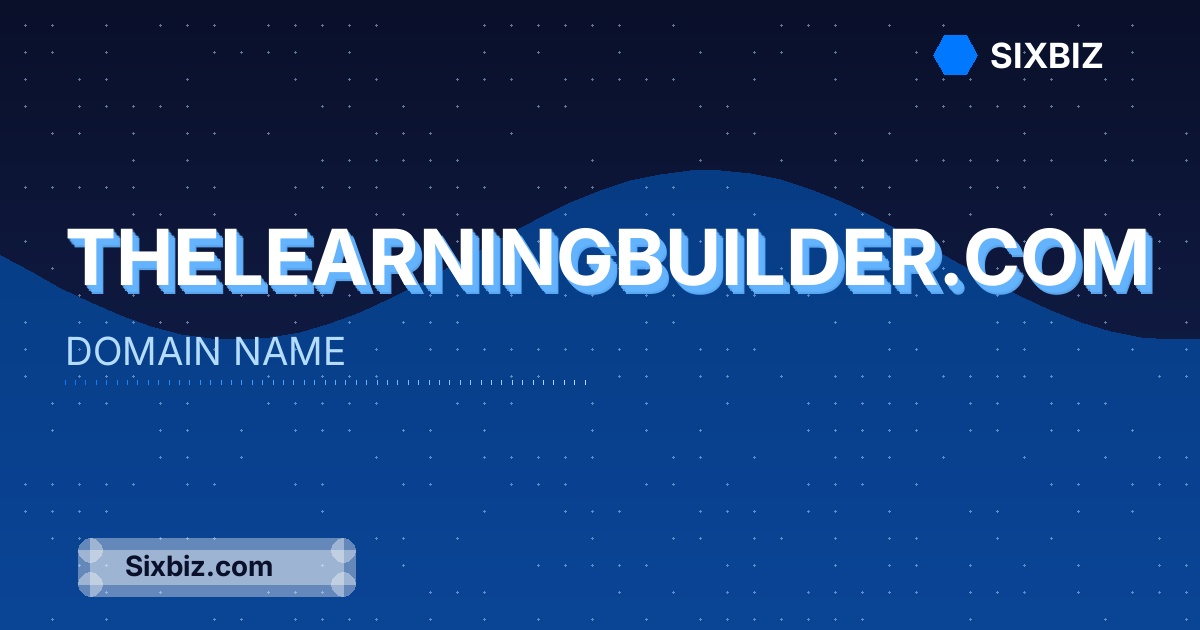 thelearningbuilder.com - Premium Domain Name For Sale