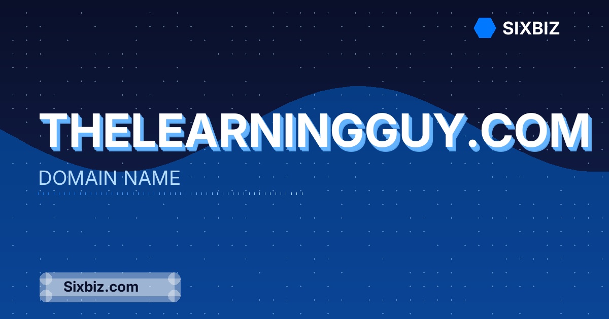 thelearningguy.com - Premium Domain Name For Sale