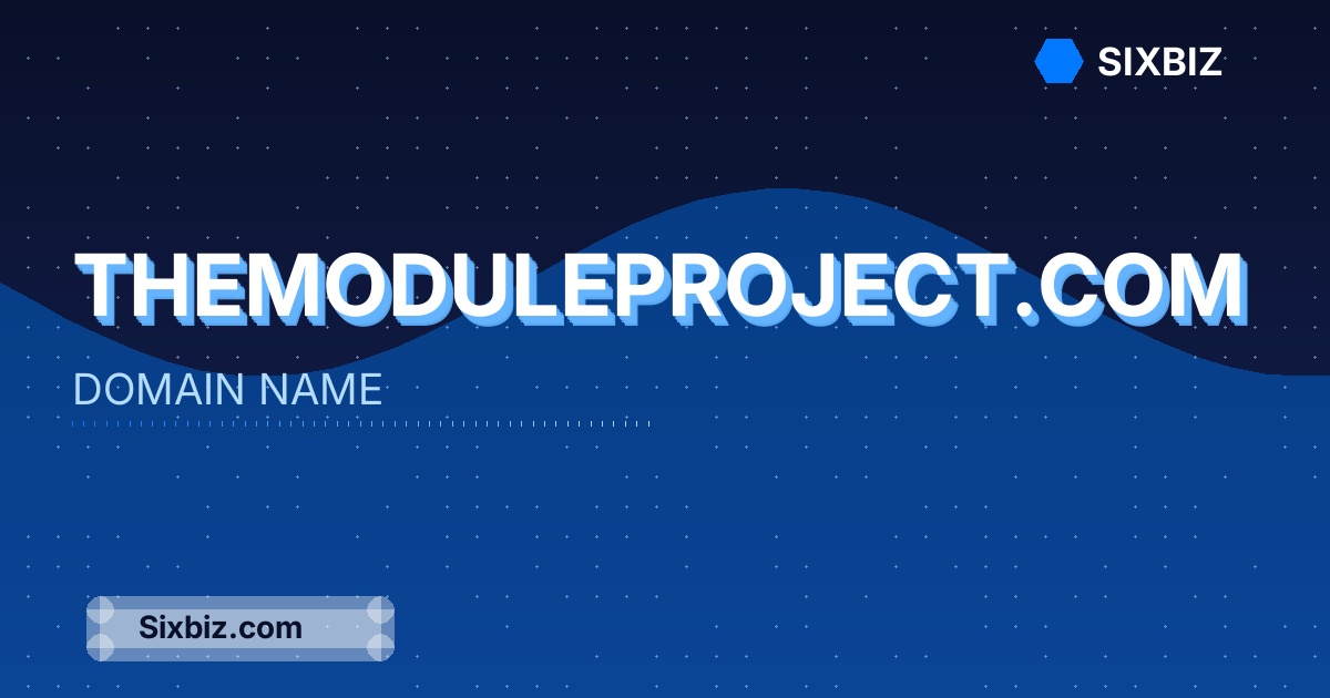 themoduleproject.com - Premium Domain Name For Sale