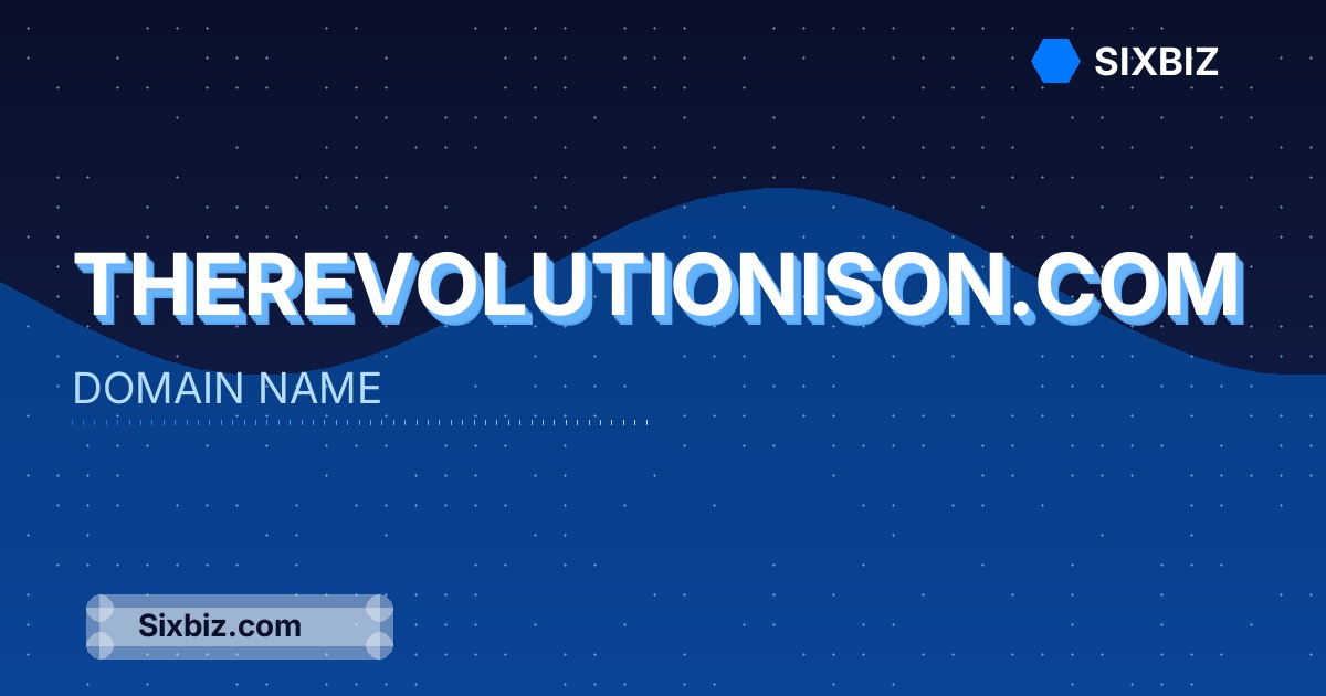 therevolutionison.com - Premium Domain Name For Sale