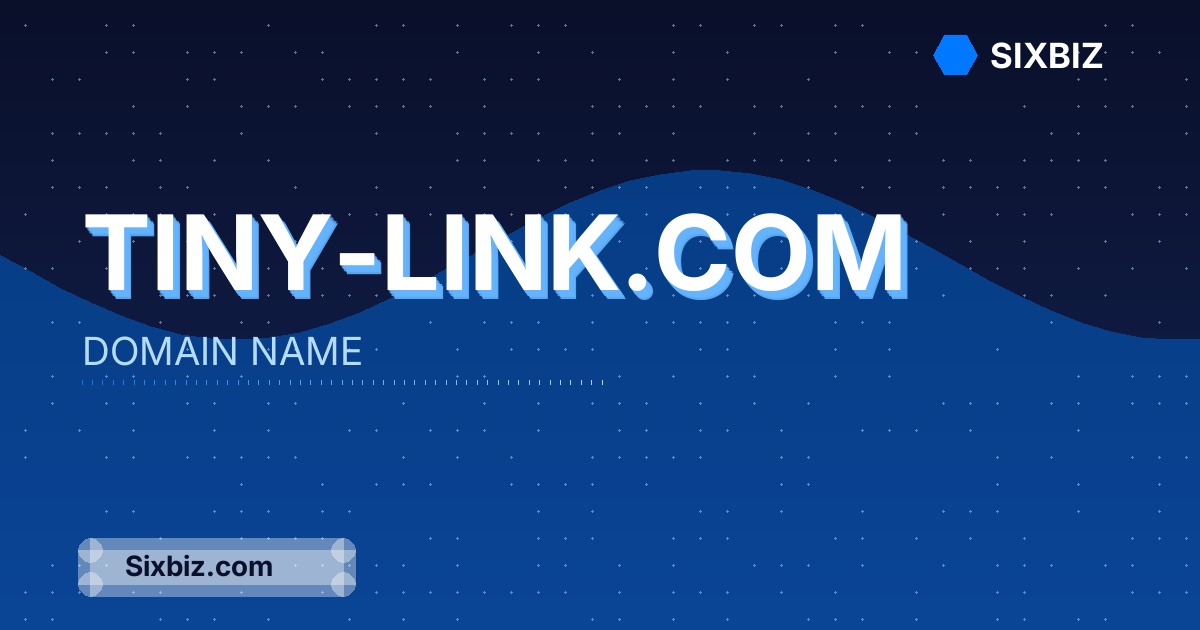 tiny-link.com - Premium Domain Name For Sale