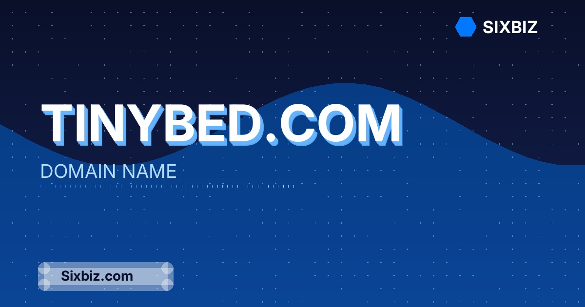 tinybed.com - Premium Domain Name For Sale