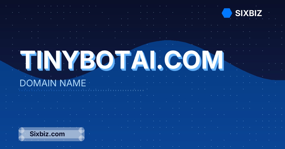 tinybotai.com - Premium Domain Name For Sale