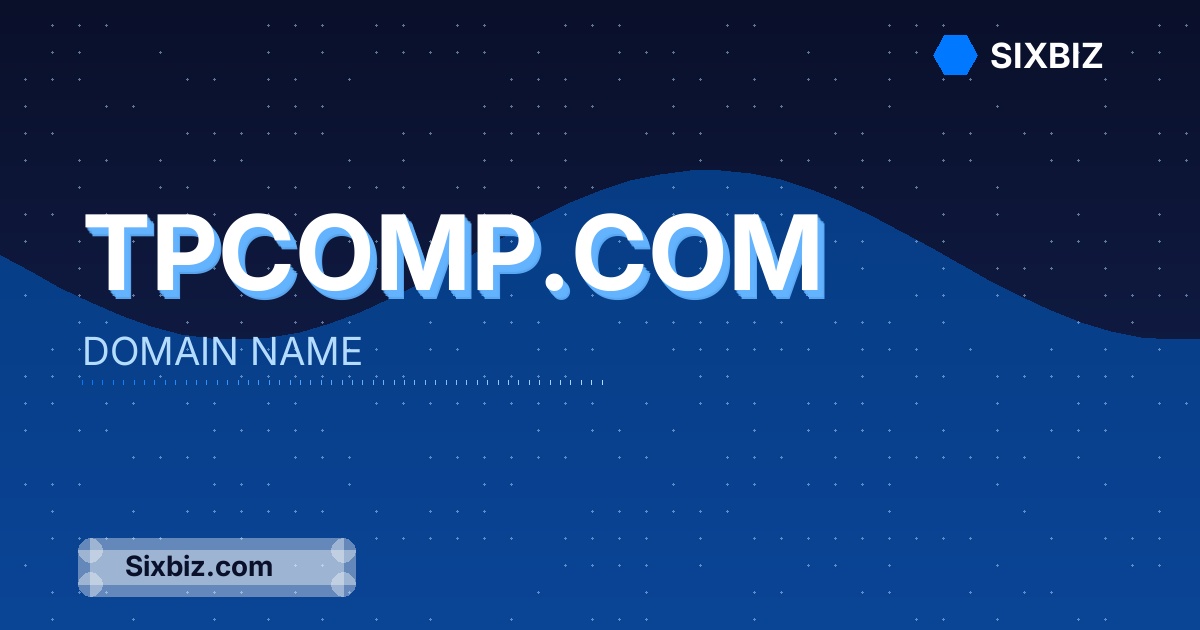 tpcomp.com - Premium Domain Name For Sale