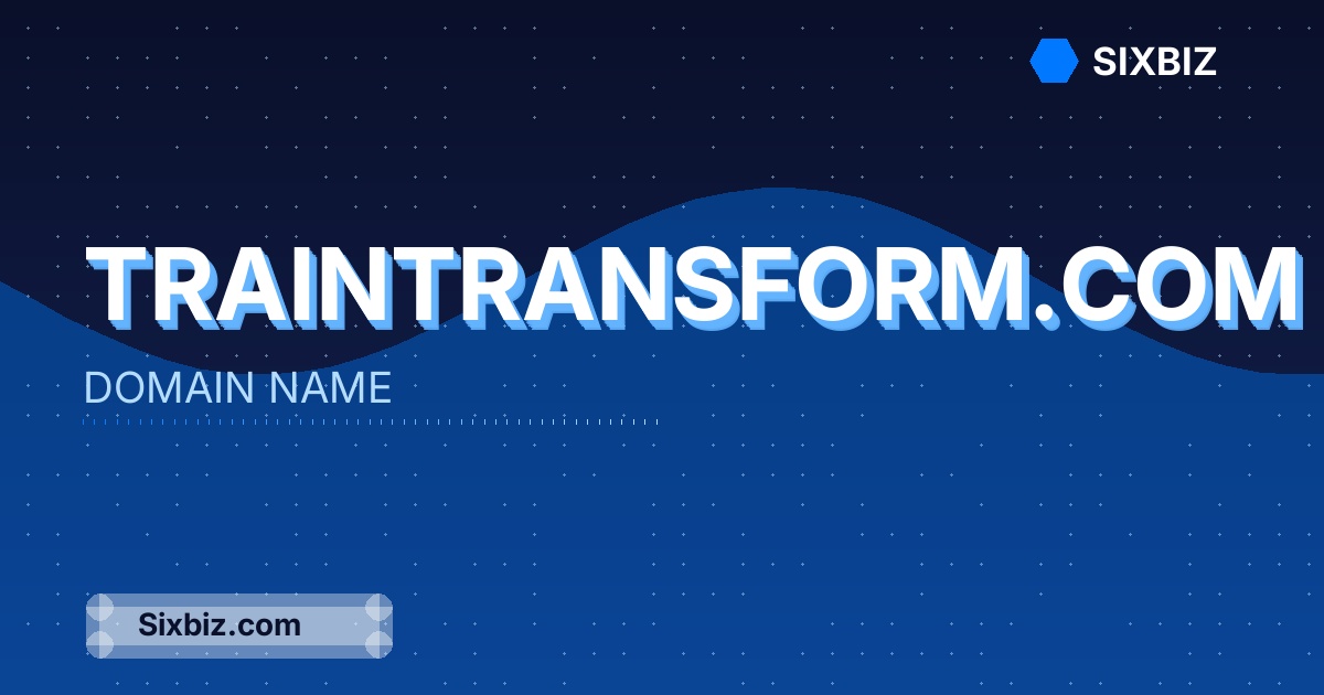 traintransform.com - Premium Domain Name For Sale