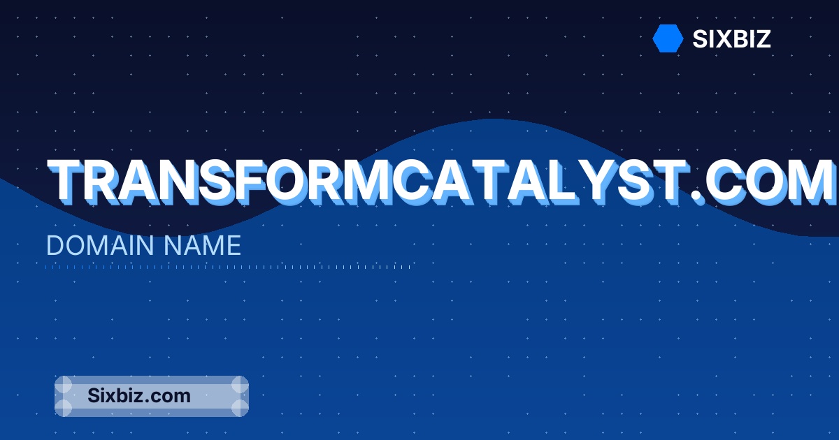 transformcatalyst.com - Premium Domain Name For Sale