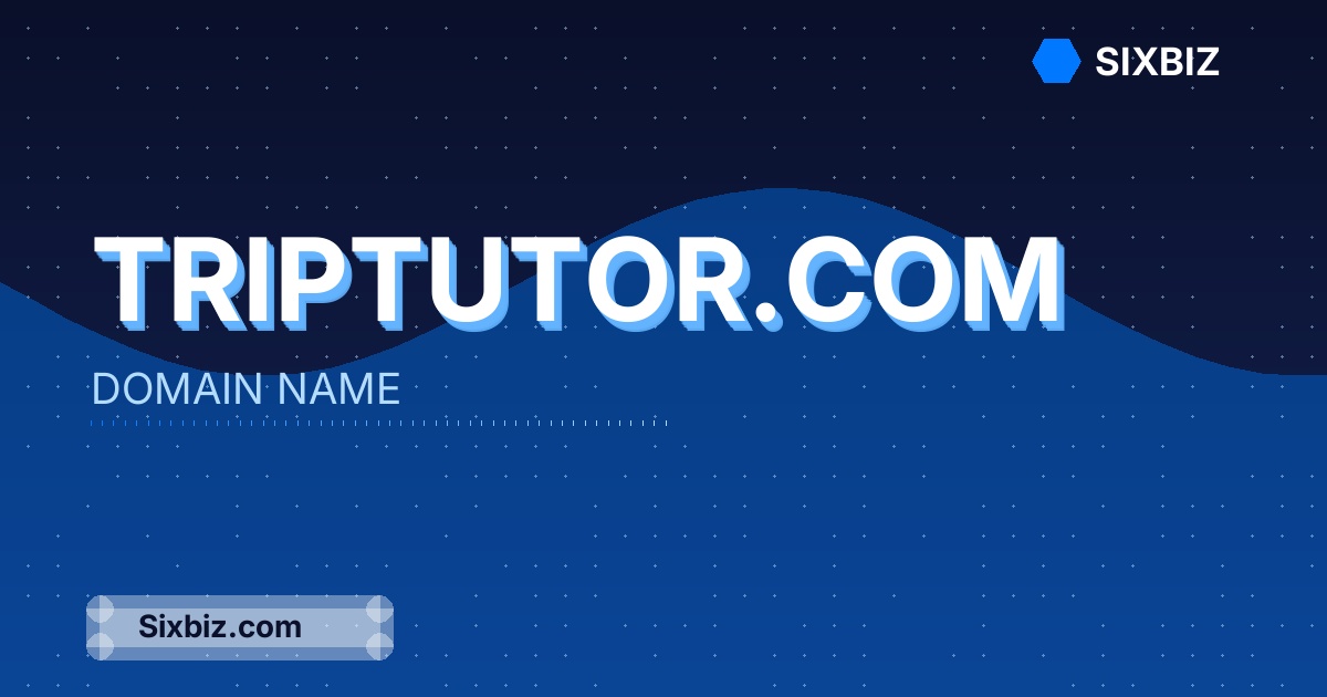 triptutor.com - Premium Domain Name For Sale