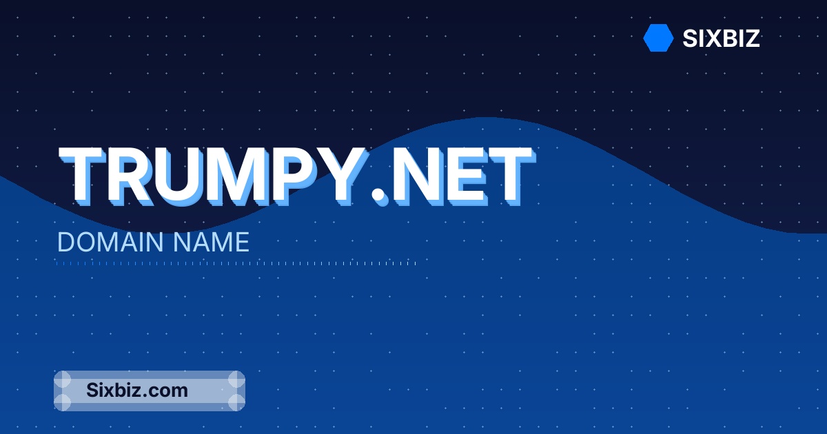 trumpy.net - Premium Domain Name For Sale