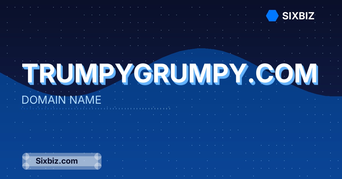 trumpygrumpy.com - Premium Domain Name For Sale