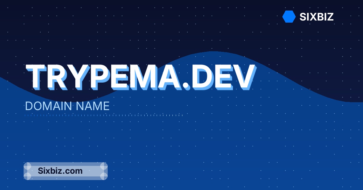 trypema.dev - Premium Domain Name For Sale