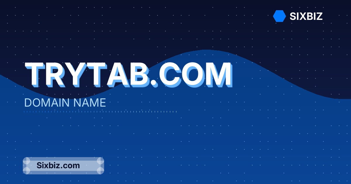 trytab.com - Premium Domain Name For Sale