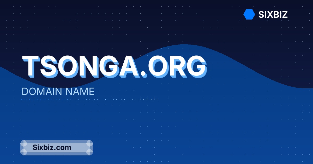 tsonga.org - Premium Domain Name For Sale