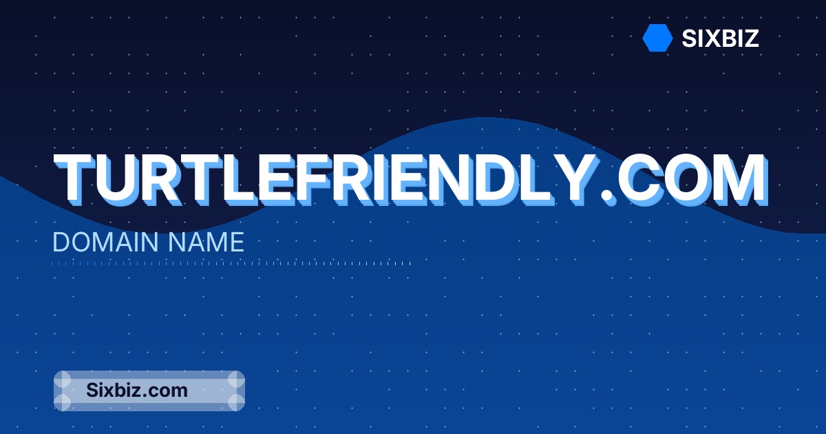 turtlefriendly.com - Premium Domain Name For Sale