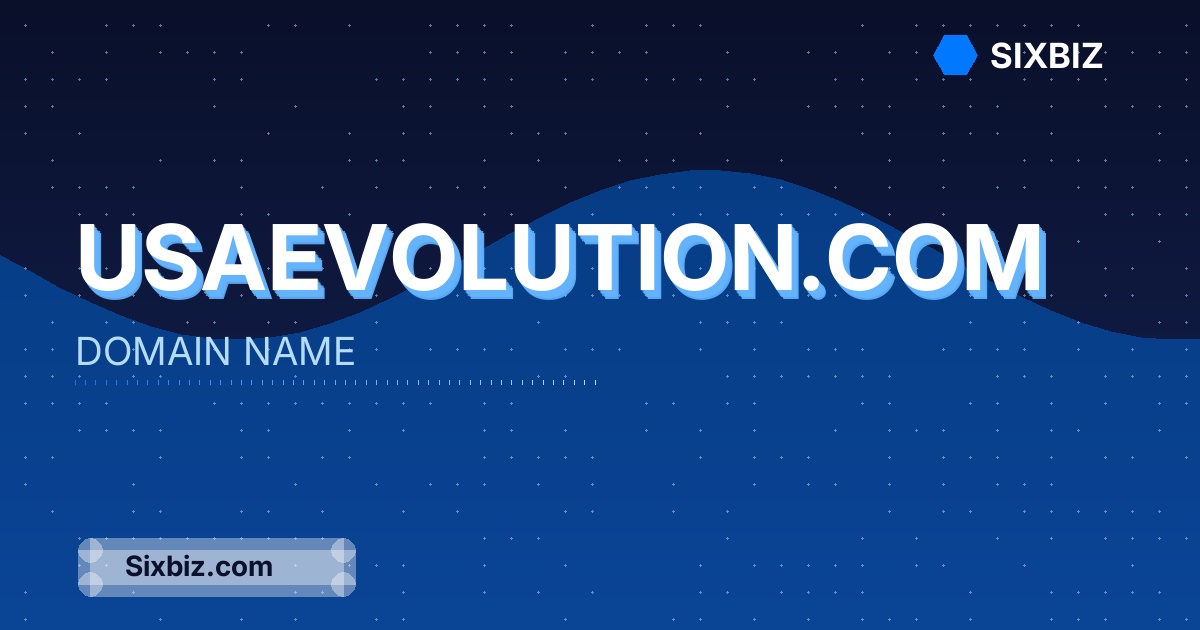 usaevolution.com - Premium Domain Name For Sale