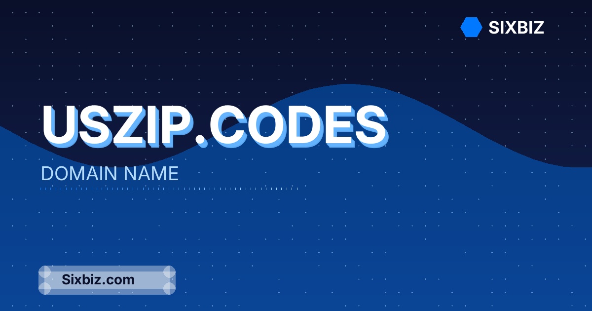 uszip.codes - Premium Domain Name For Sale