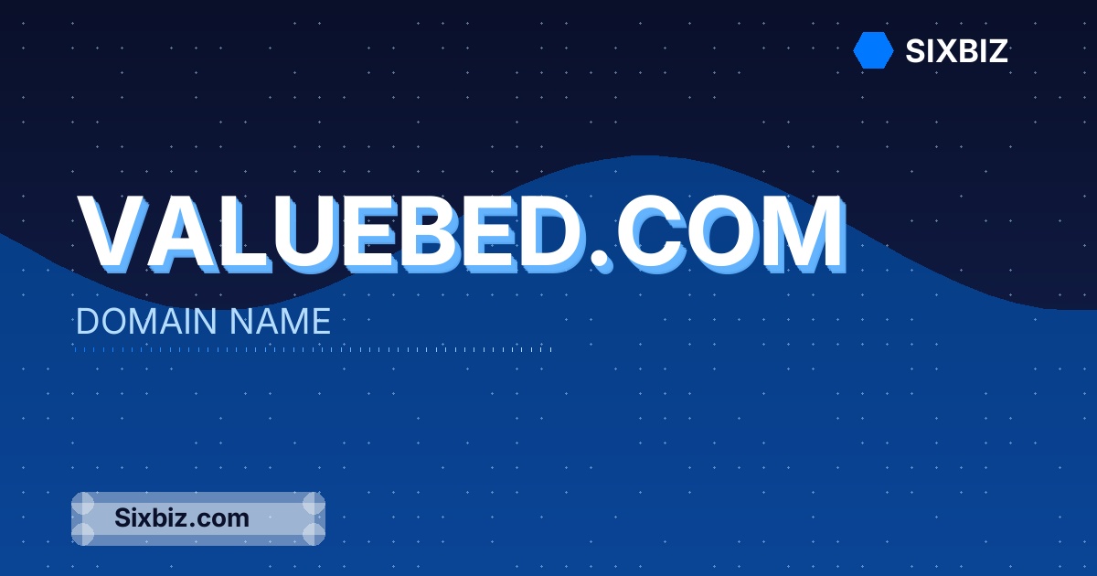 valuebed.com - Premium Domain Name For Sale