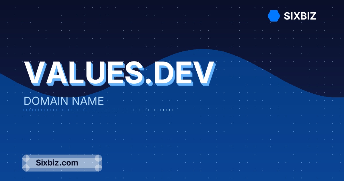 values.dev - Premium Domain Name For Sale