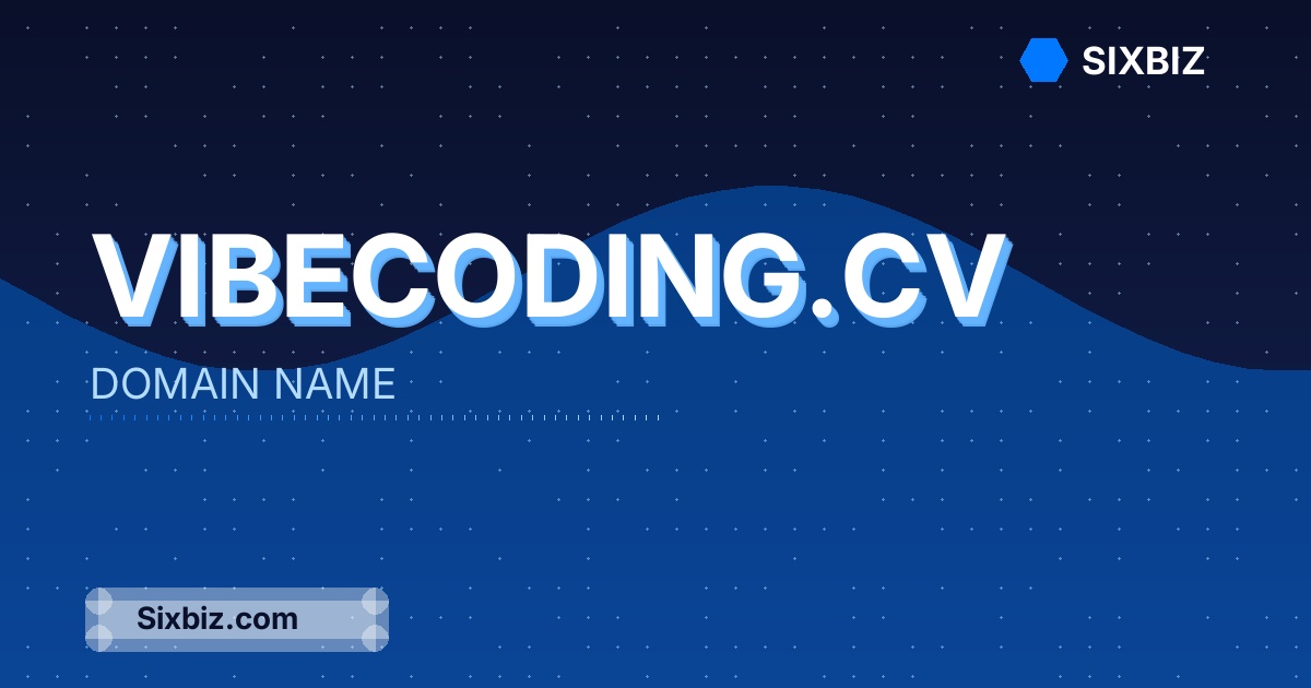 vibecoding.cv - Premium Domain Name For Sale