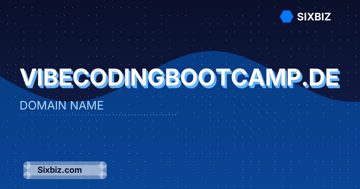 vibecodingbootcamp.de - Premium Domain Name For Sale