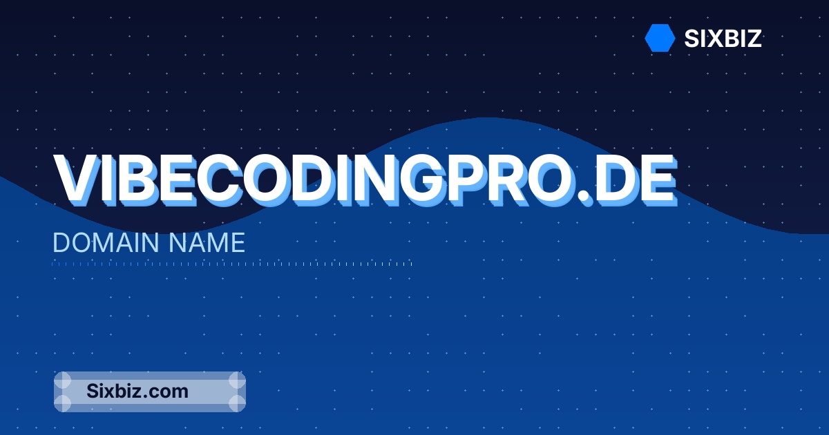 vibecodingpro.de - Premium Domain Name For Sale