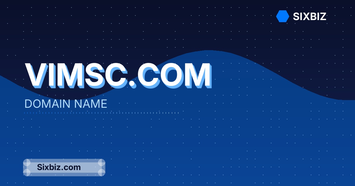 vimsc.com - Premium Domain Name For Sale