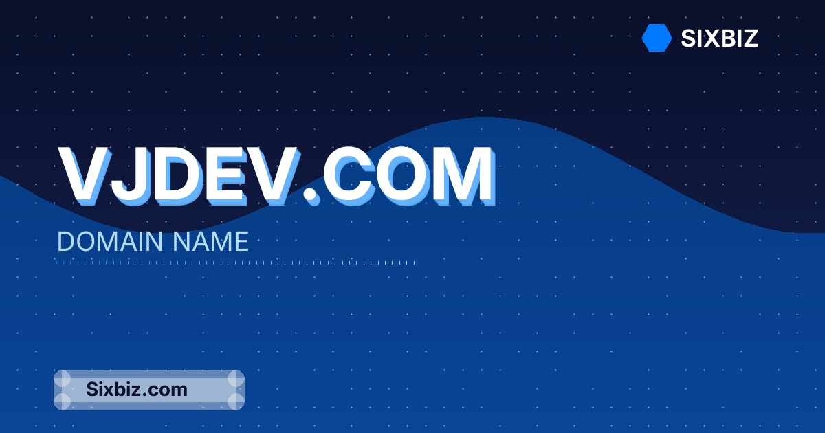 vjdev.com - Premium Domain Name For Sale