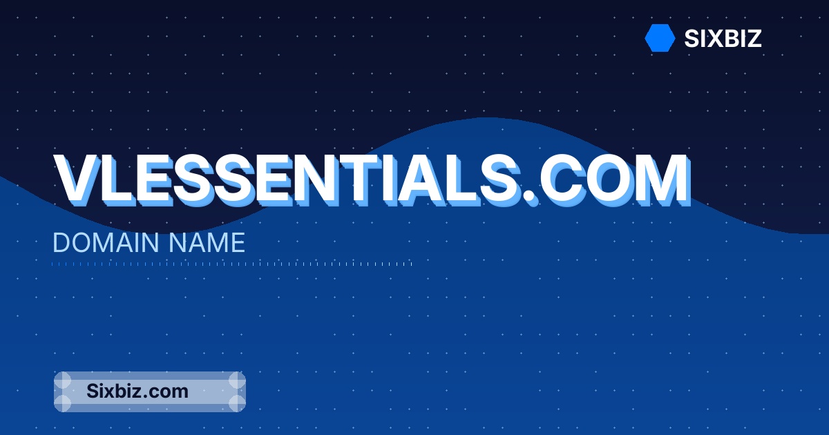 vlessentials.com - Premium Domain Name For Sale
