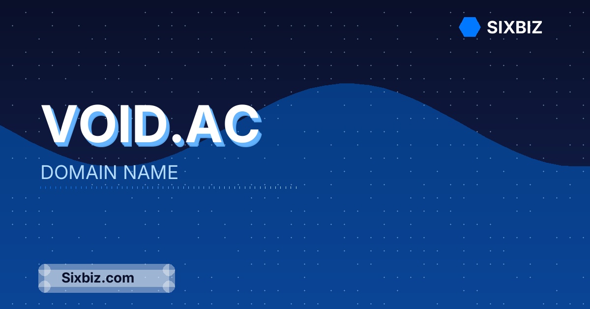 void.ac - Premium Domain Name For Sale