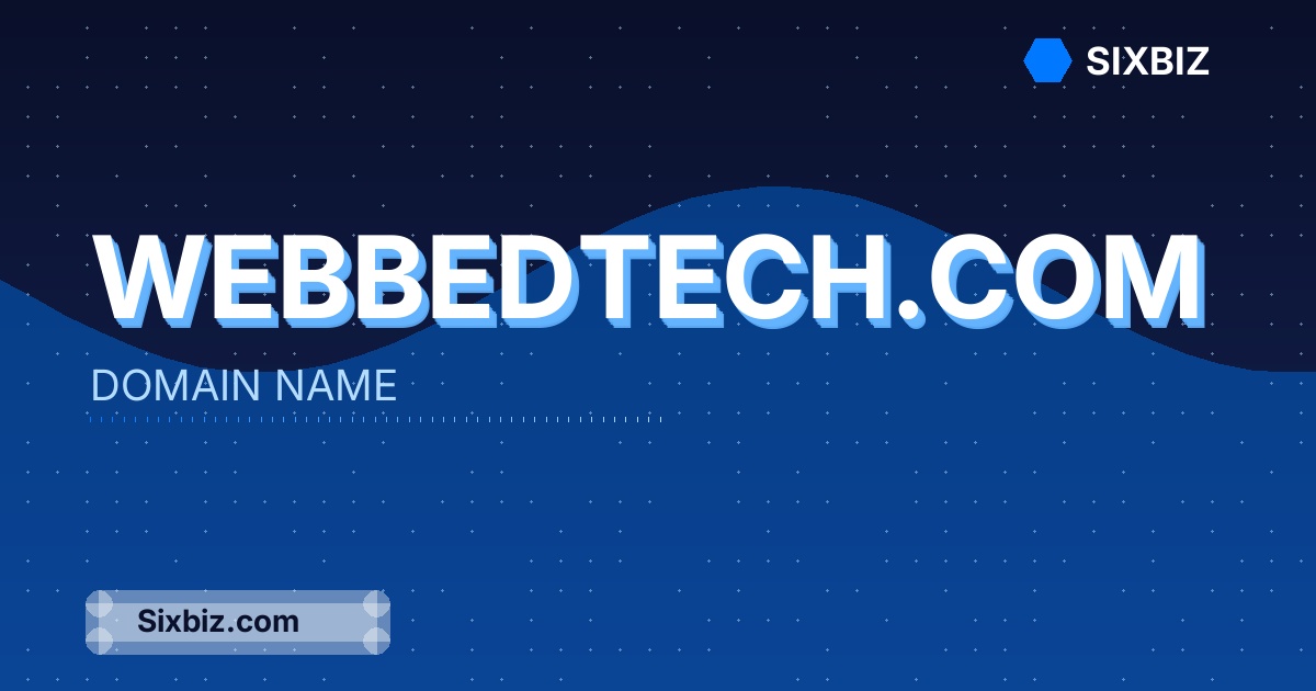 webbedtech.com - Premium Domain Name For Sale