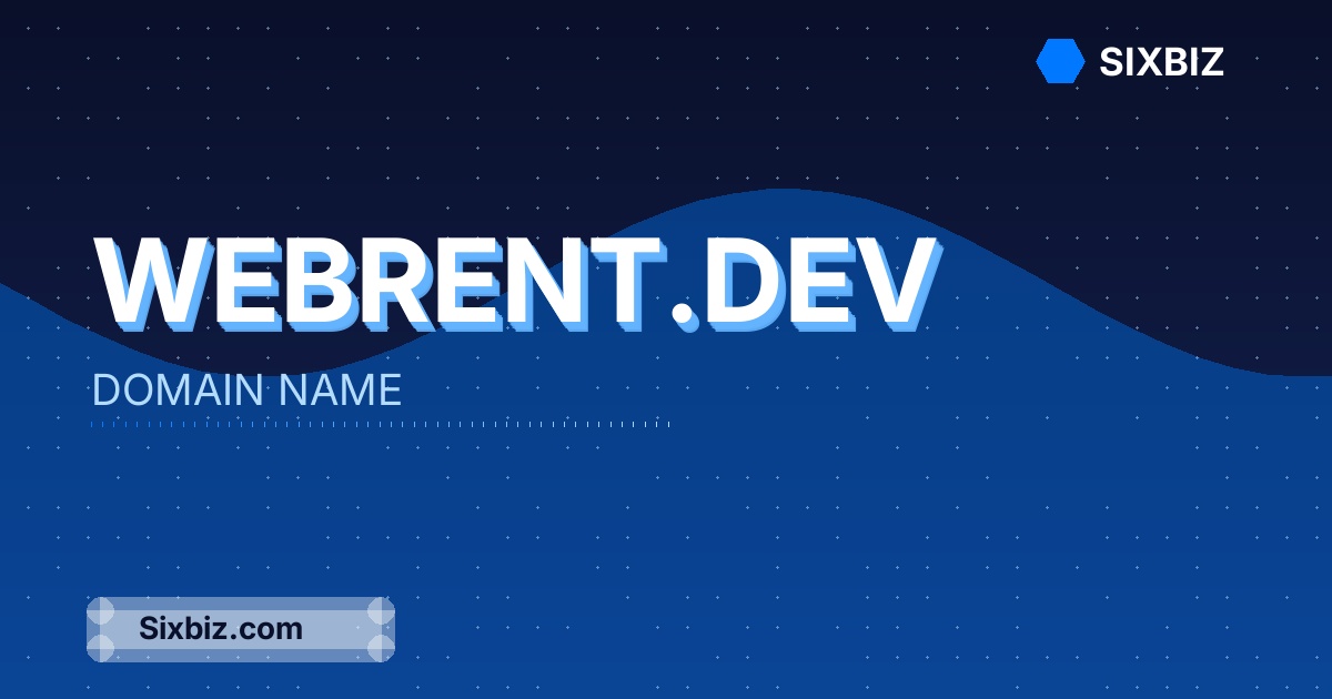 webrent.dev - Premium Domain Name For Sale