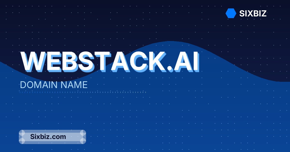 webstack.ai - Premium Domain Name For Sale