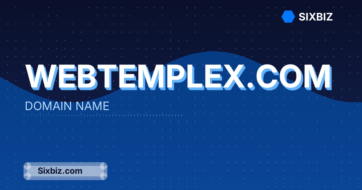 webtemplex.com - Premium Domain Name For Sale