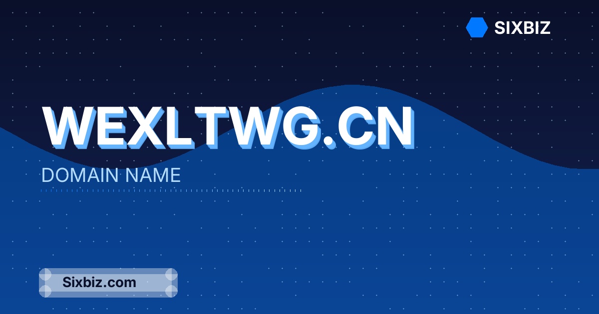 wexltwg.cn - Premium Domain Name For Sale