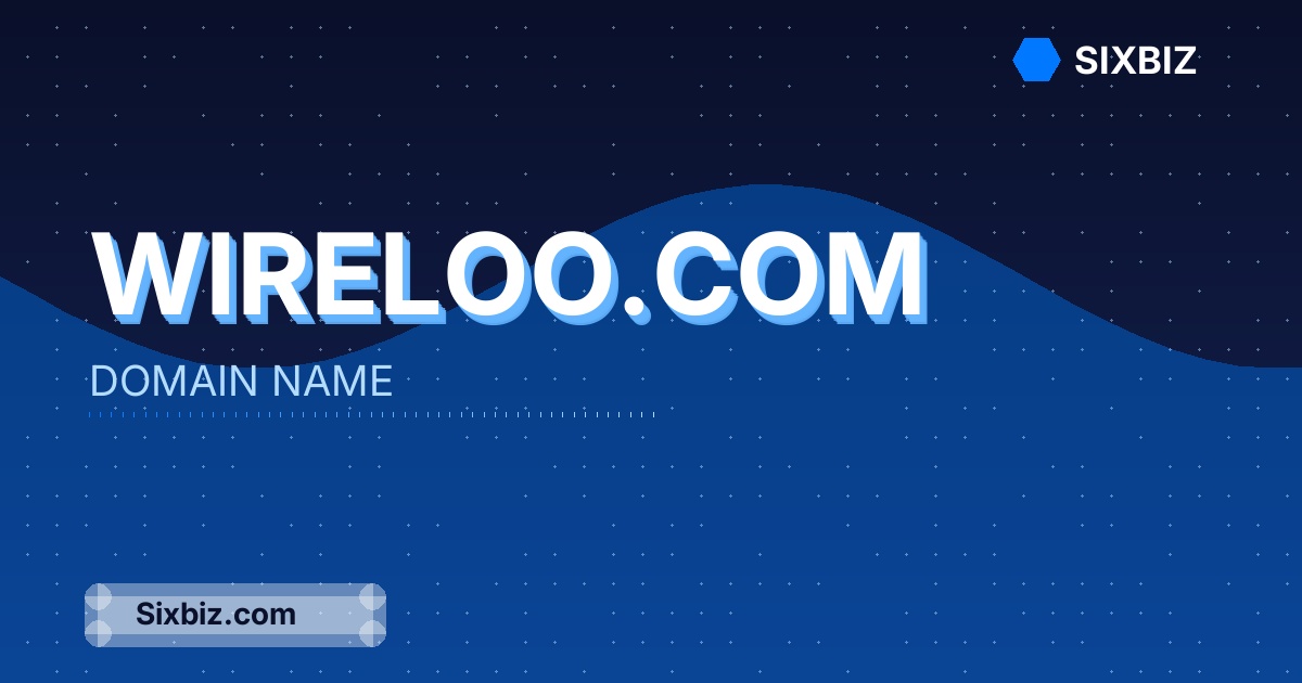 wireloo.com - Premium Domain Name For Sale