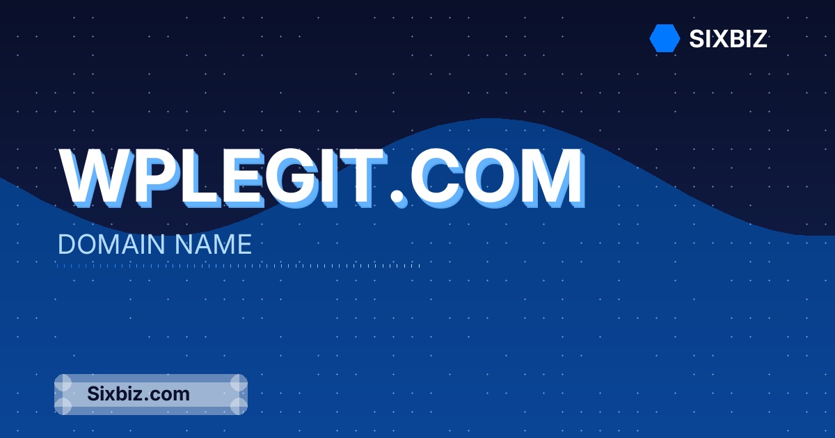 wplegit.com - Premium Domain Name For Sale