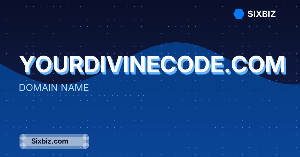 yourdivinecode.com - Premium Domain Name For Sale