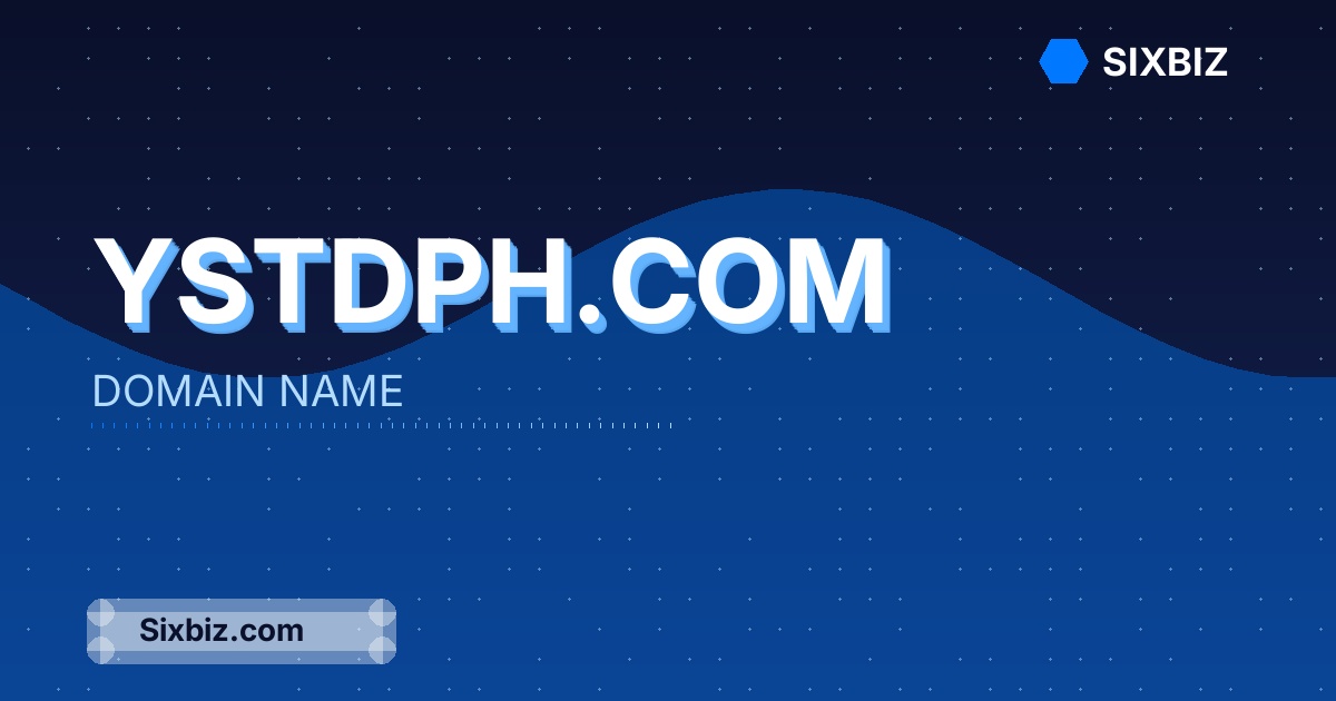 ystdph.com - Premium Domain Name For Sale