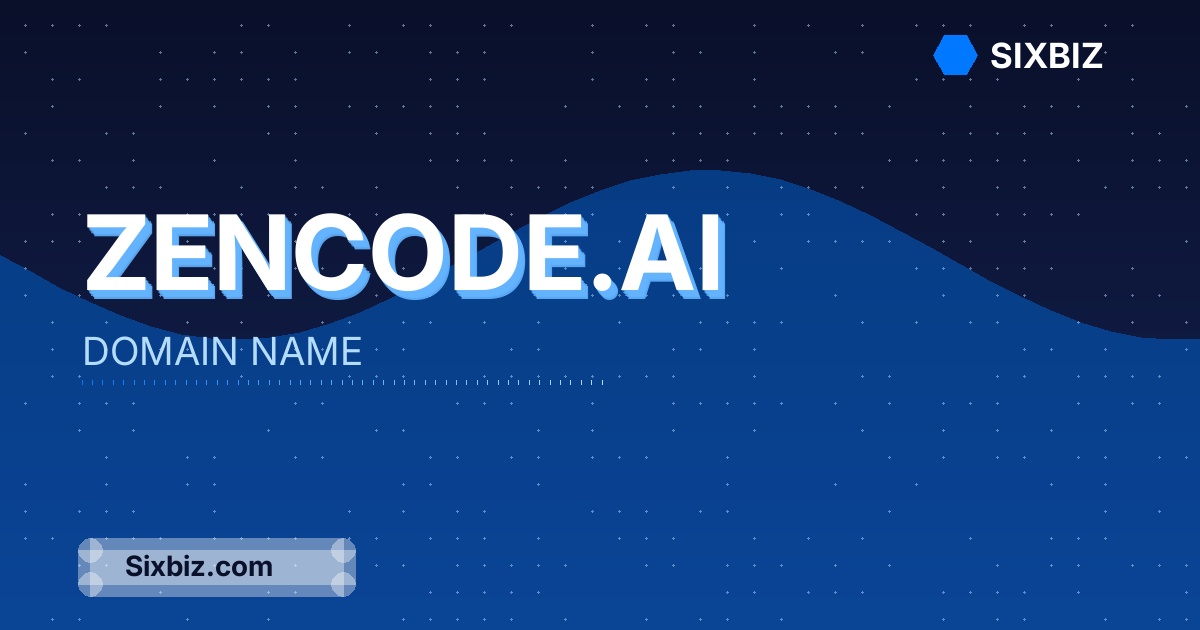 zencode.ai - Premium Domain Name For Sale