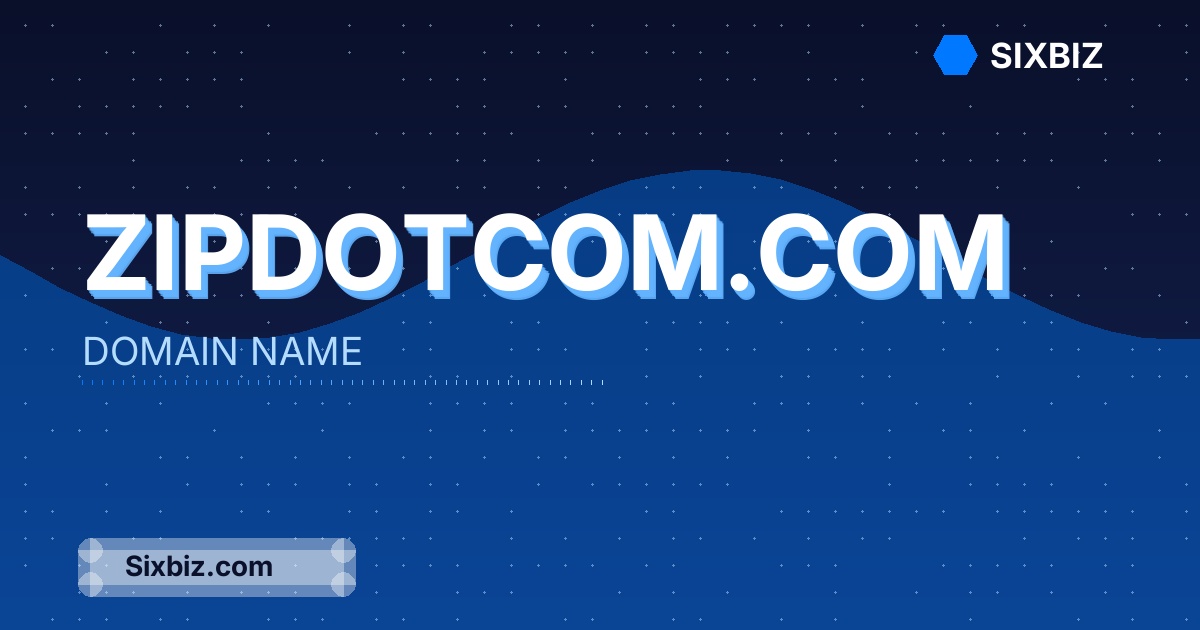 zipdotcom.com - Premium Domain Name For Sale