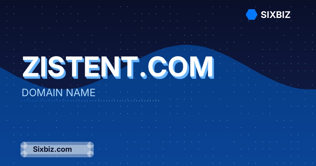 zistent.com - Premium Domain Name For Sale