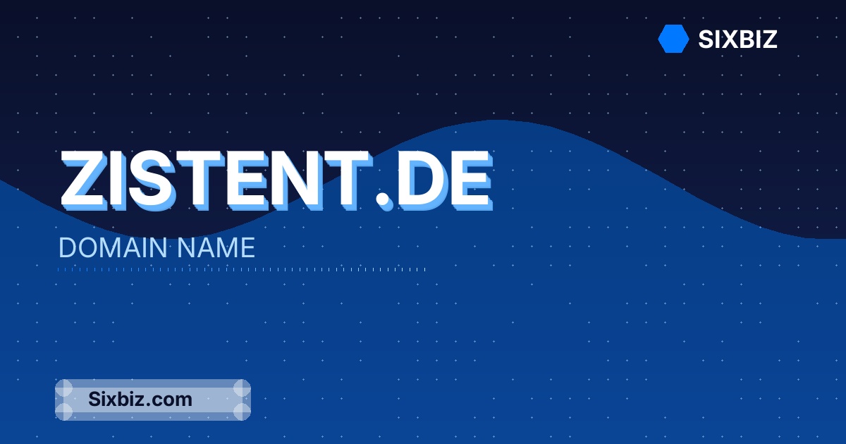 zistent.de - Premium Domain Name For Sale